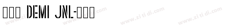 触控笔 Demi JNL字体转换